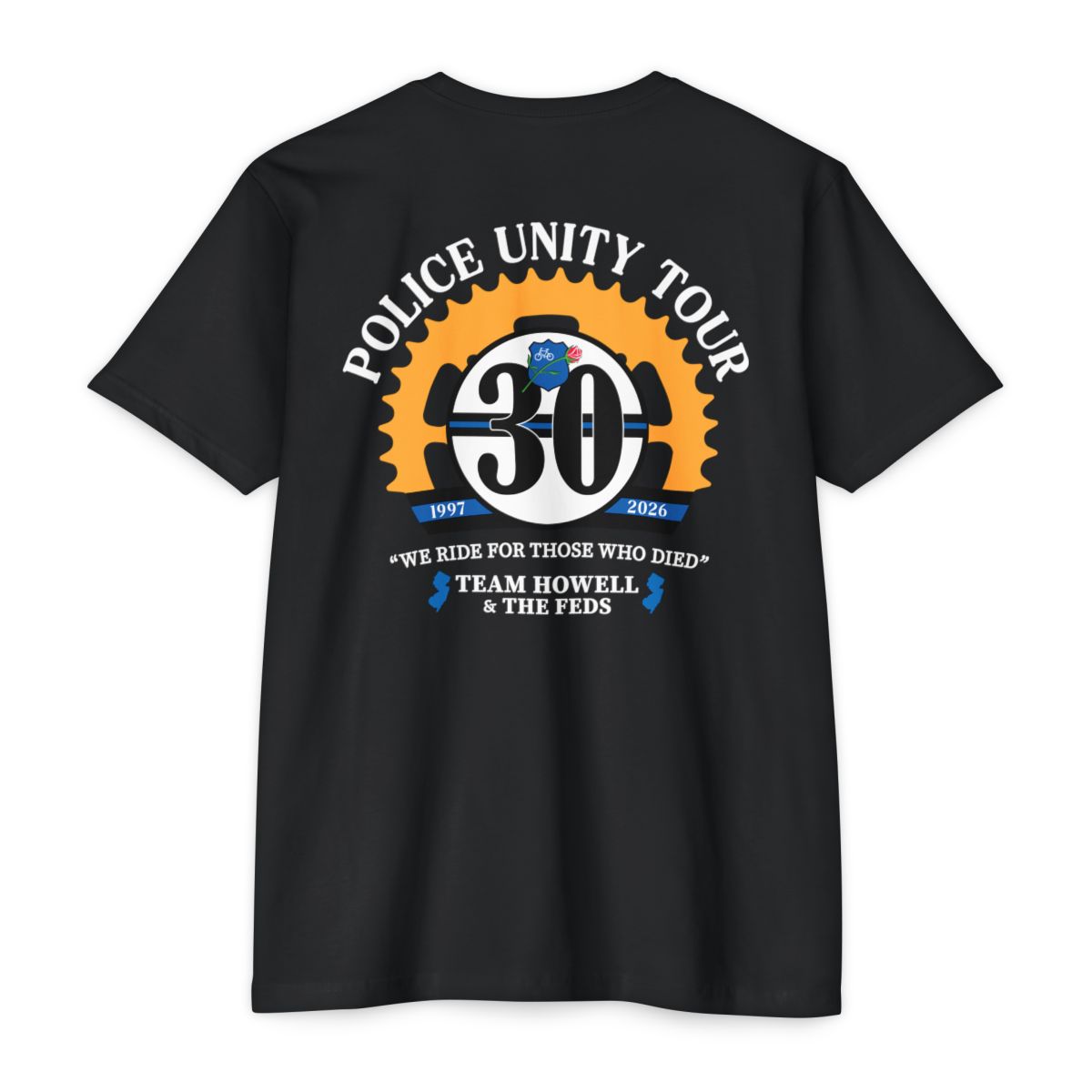 Short Sleeve tee with full back logo and left chest logo