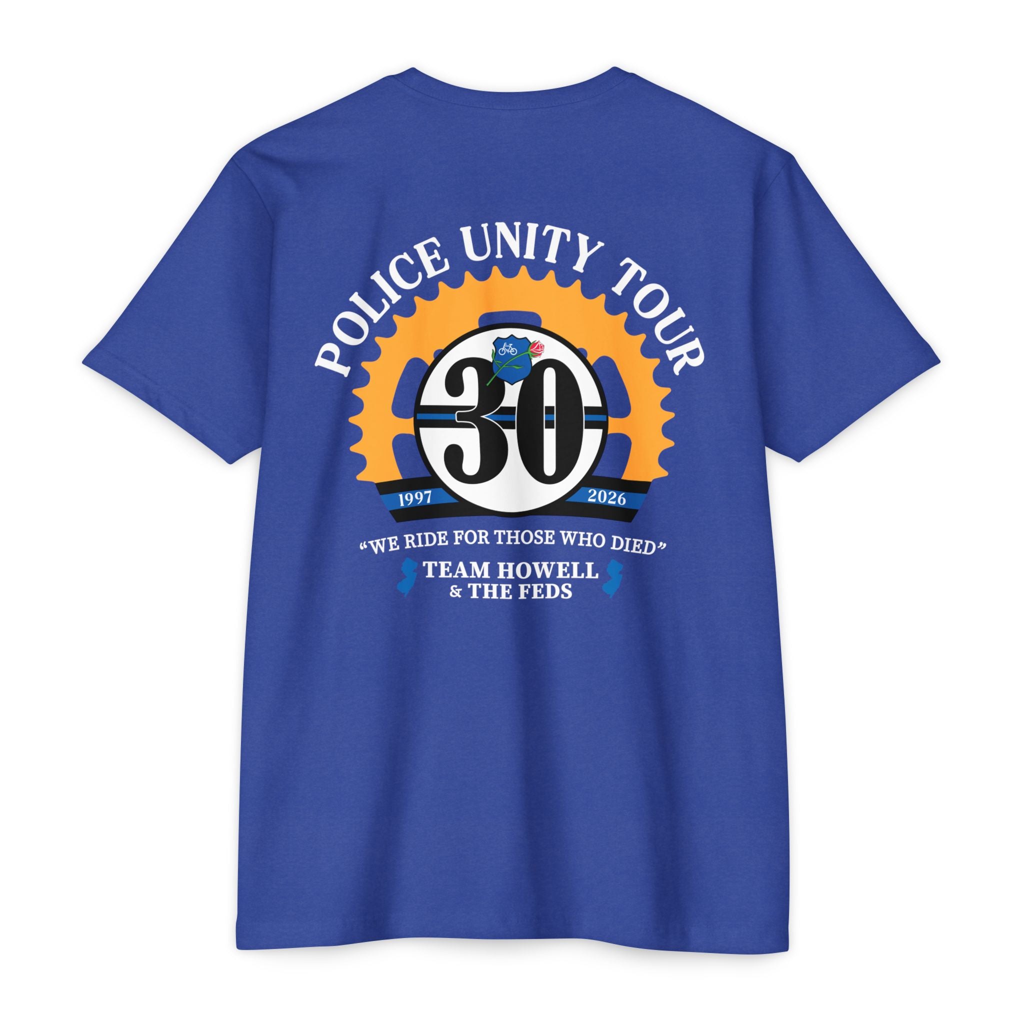 Short Sleeve tee with full back logo and left chest logo