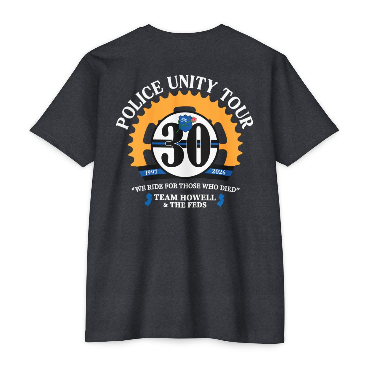 Short Sleeve tee with full back logo and left chest logo