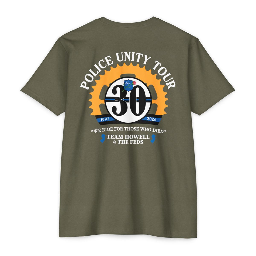 Short Sleeve tee with full back logo and left chest logo