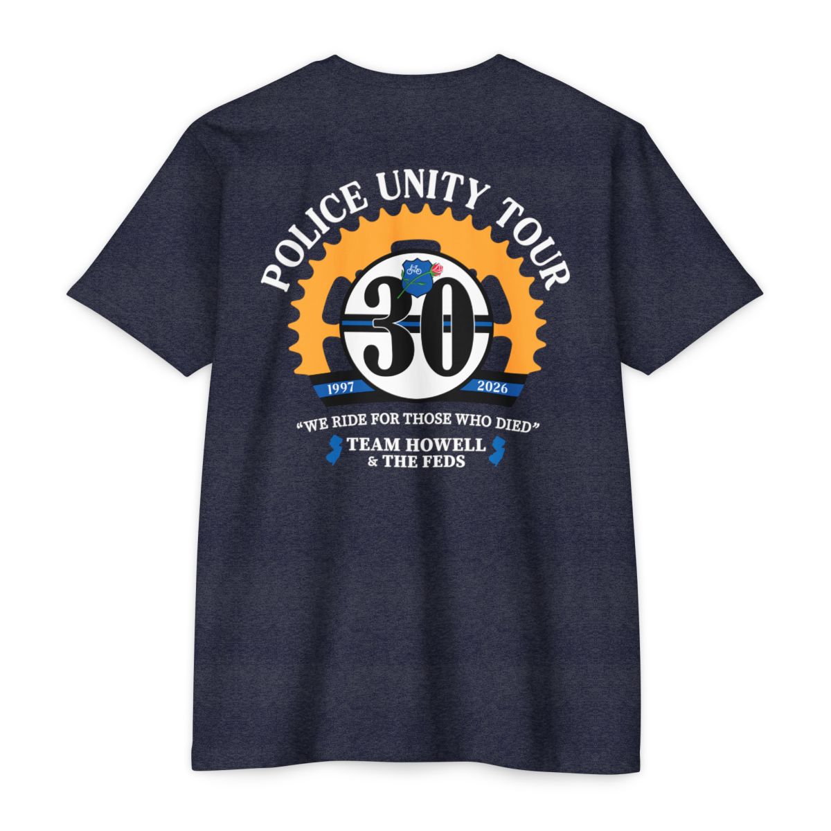 Short Sleeve tee with full back logo and left chest logo
