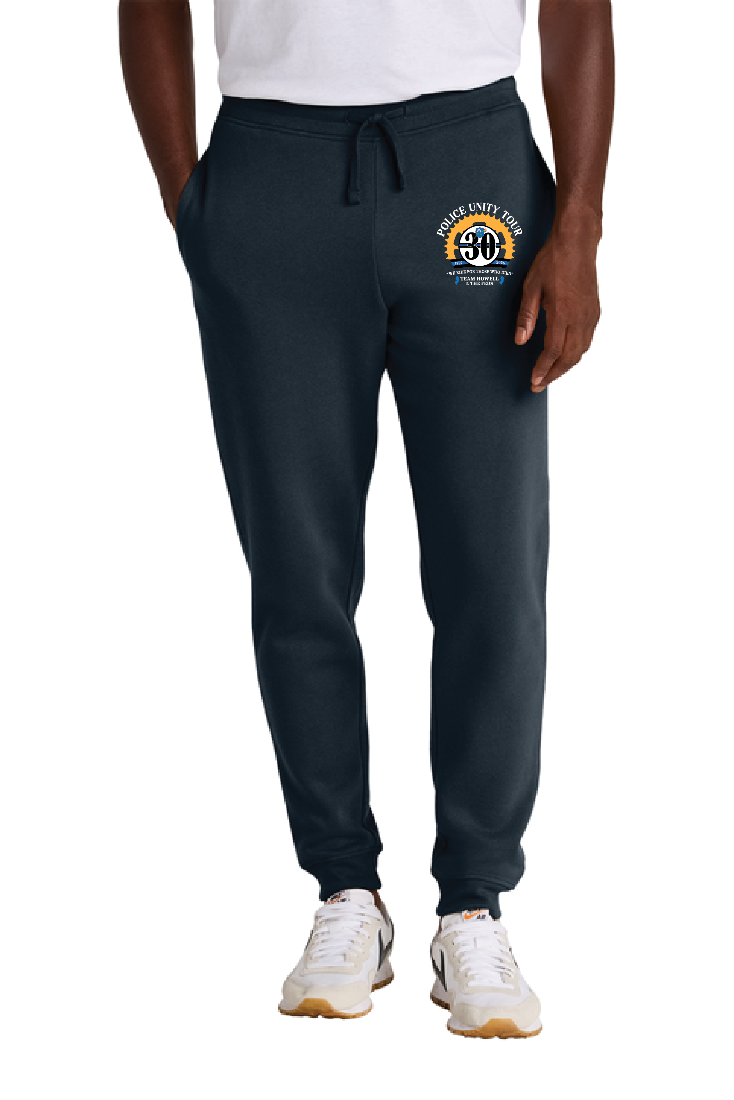 Jogger Sweatpants with left leg logo